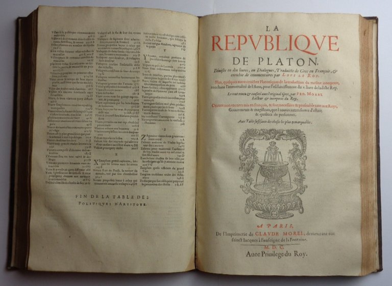 Aristotele: LES POLITIQUES - Platone: LA REPUBLIQUE
