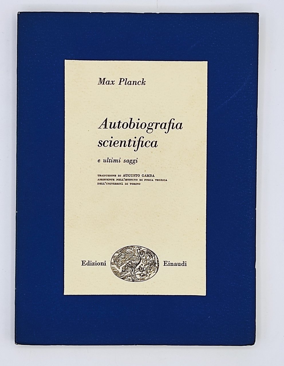 Autobiografia scientifica e ultimi saggi