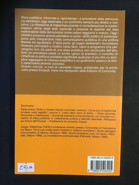 MORALE, DIRITTO, POLITICA