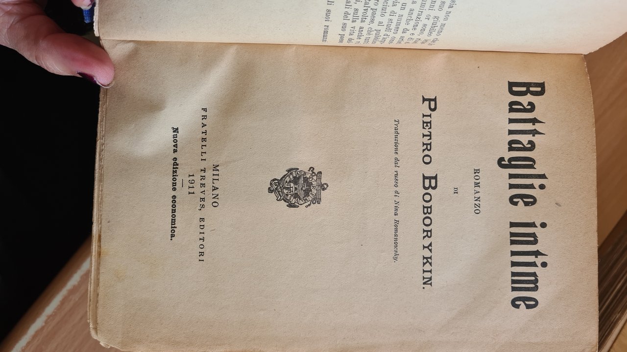 Battaglie intime