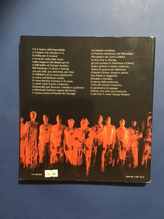 IL PATALOGO VENTUNO. ANNUARIO DELLO SPETTACOLO 1998