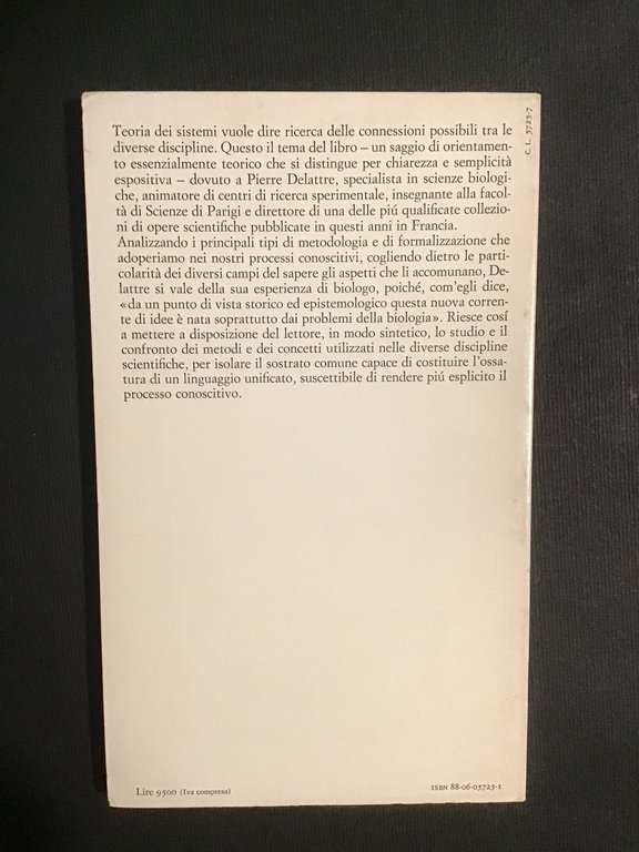 TEORIA DEI SISTEMI ED EPISTEMOLOGIA
