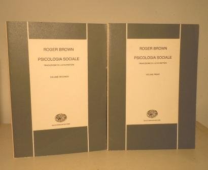 PSICOLOGIA SOCIALE - 2 VOLUMI