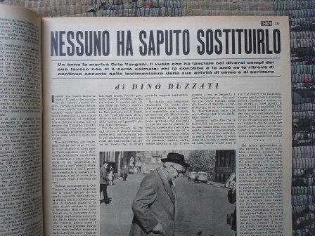 NESSUNO HA SAPUTO SOSTITUIRLO - ARTICOLO DI DINO BUZZATI SULLA …