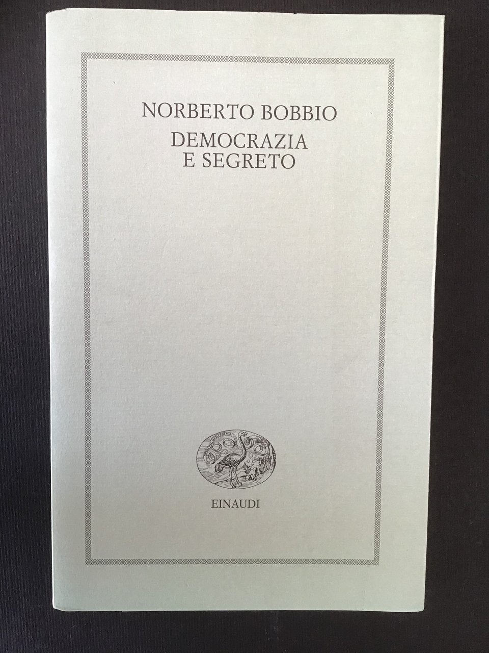 DEMOCRAZIA E SEGRETO