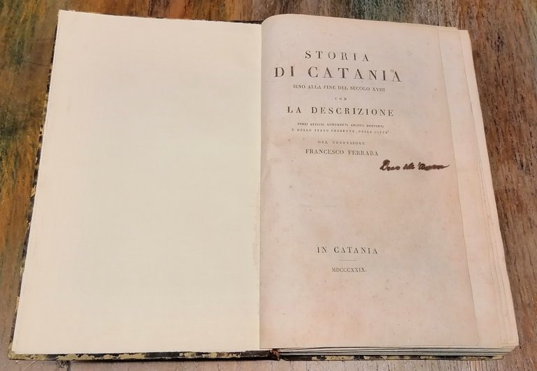 Storia di Catania sino alla fine del secolo XVIII con …