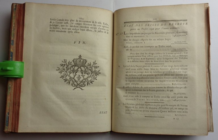 COMPTE RENDU AU ROI par M. Necker, directeur général des …