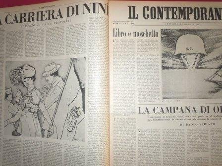 IL CONTEMPORANEO - SETTIMANALE DI CULTURA - PRIMA E SECONDA …