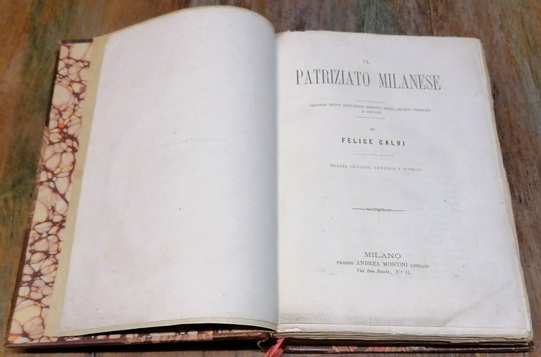 Il patriziato milanese, secondo nuovi documenti deposti negli archivi pubblici …