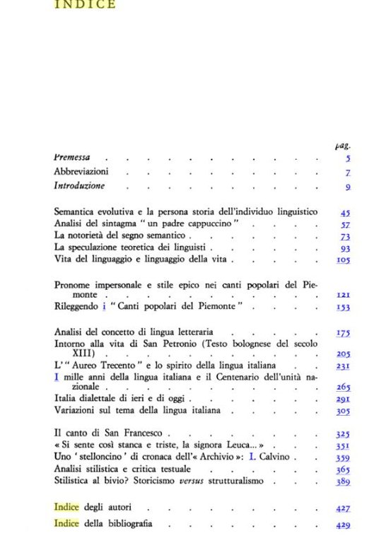 I SEGNI LA STORIA. A CURA DI GIAN LUIGI BECCARIA