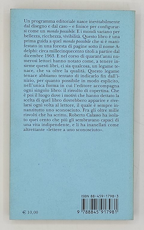 Cento lettere a uno sconosciuto