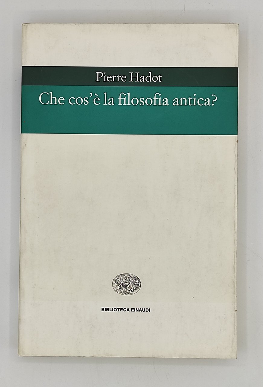 Che cos'è la filosofia antica?