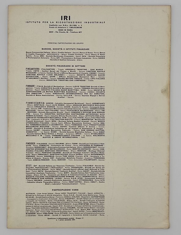 Civiltà della macchine (Annata completa 1973, Anno XXI)
