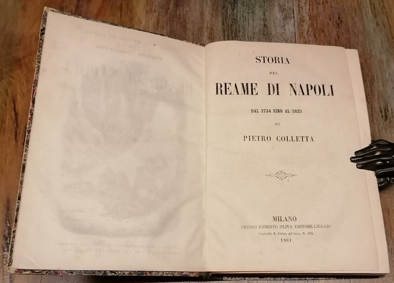 Storia del Reame di Napoli dal 1734 sino al 1825.