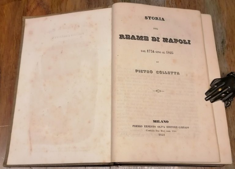 Storia del Reame di Napoli dal 1734 sino al 1825.