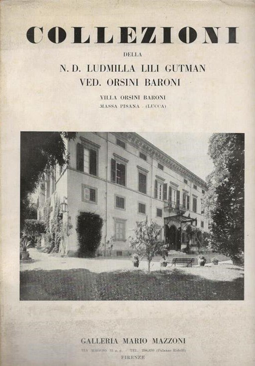 Importante vendita all'asta della Collezioni della N.D. Ludmilla Lili Gutman …