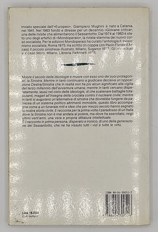 Compagni, addio. Lettera aperta alla Sinistra