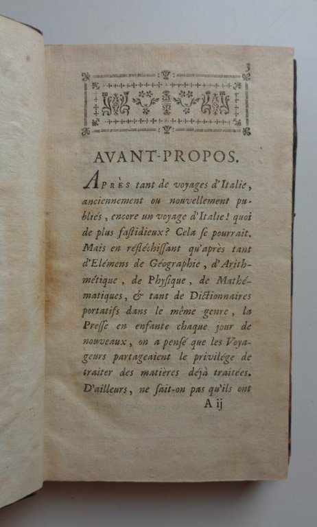 VOYAGES D'ITALIE ET DE HOLLANDE.