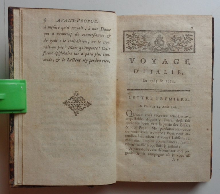 VOYAGES D'ITALIE ET DE HOLLANDE.