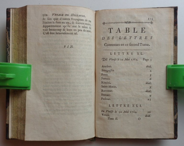 VOYAGES D'ITALIE ET DE HOLLANDE.