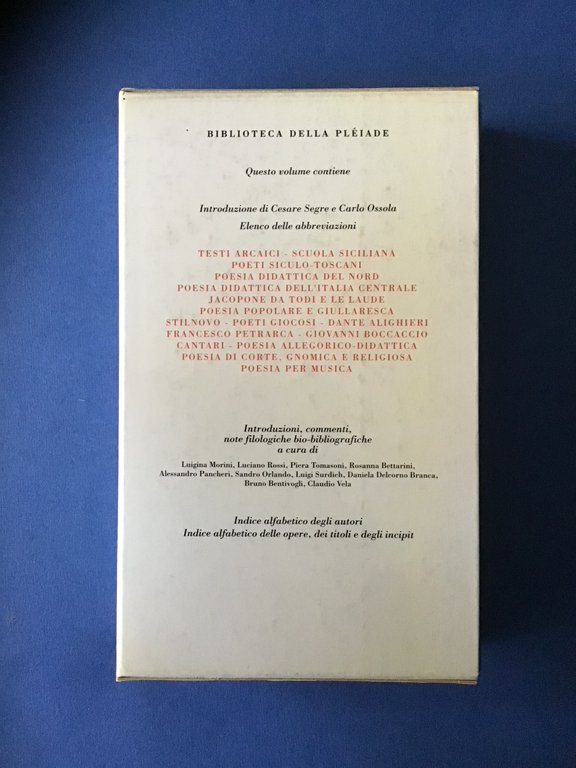 ANTOLOGIA DELLA POESIA ITALIANA I - DUECENTO-TRECENTO PLEIADE