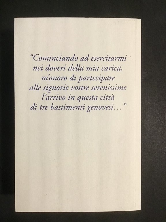 CARTEGGIO CONSOLARE CON LA REPUBBLICA DI GENOVA