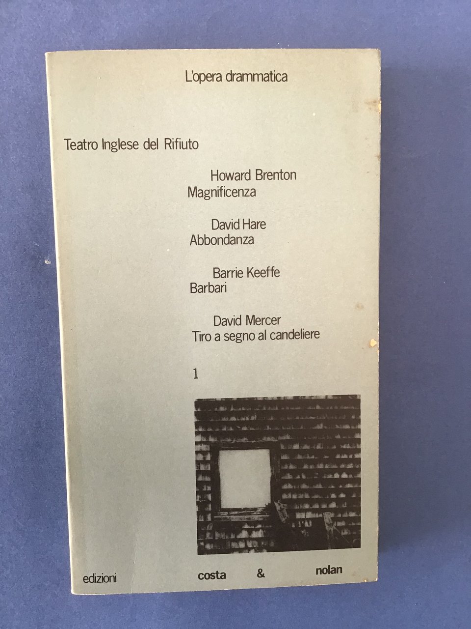 TEATRO INGLESE DEL RIFIUTO