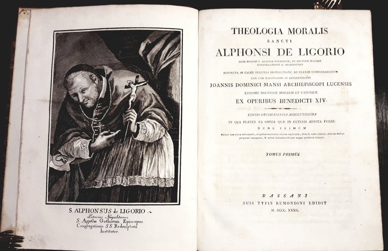 Theologia moralis sancti Alphonsi de Ligorio. Adjuncta in calce per …