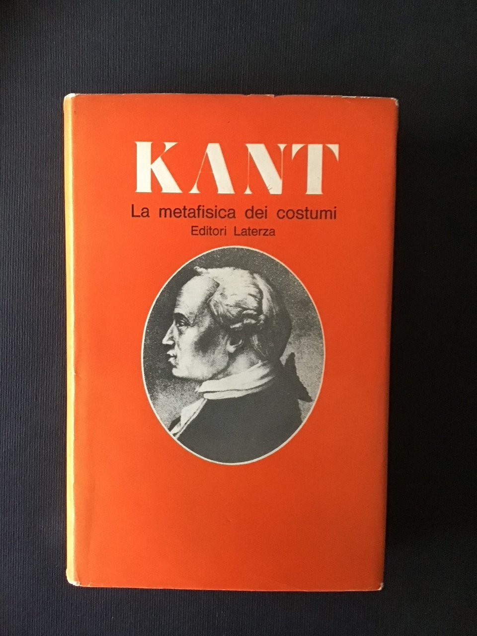 LA METAFISICA DEI COSTUMI