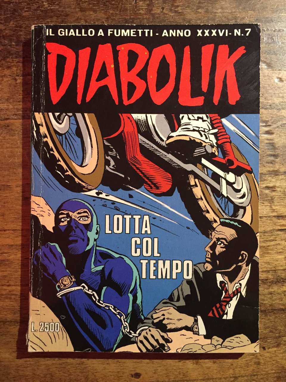 DIABOLIK ANNO 36 N.7 - LOTTA COL TEMPO