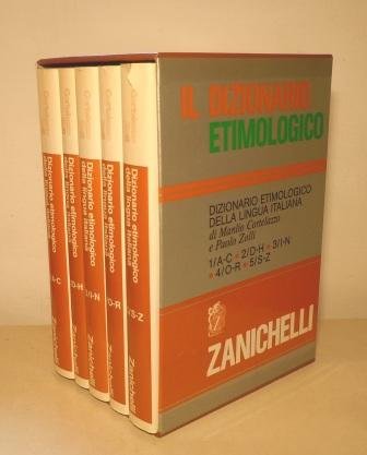 DIZIONARIO ETIMOLOGICO DELLA LINGUA ITALIANA IN 5 VOLUMI