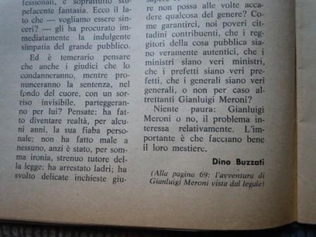 L'AUTOREVOLE BALLISTA - ARTICOLO DI DINO BUZZATI - STA IN: …