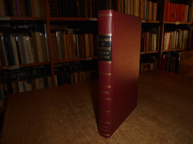 SAMUEL H. SCUDDER. Catalogue of SCIENTIFIC SERIALS 1965