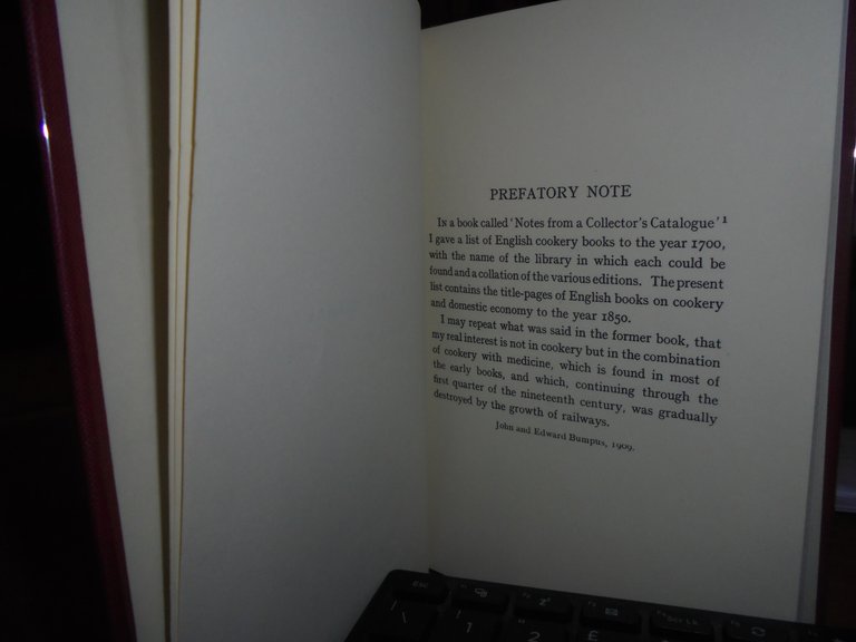 ENGLISH COOKERY BOOKS to The Year 1850. By ARNOLD WHITAKER …