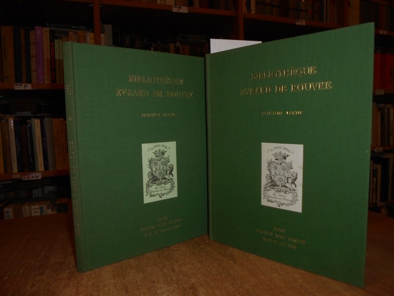 Bibliothèque EVRARD DE ROUVRE. Paris, Drouot Droite, 1979/1980