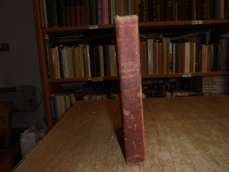 Filosofia del Diritto ossia il Diritto di Natura e la...GIORGIO …