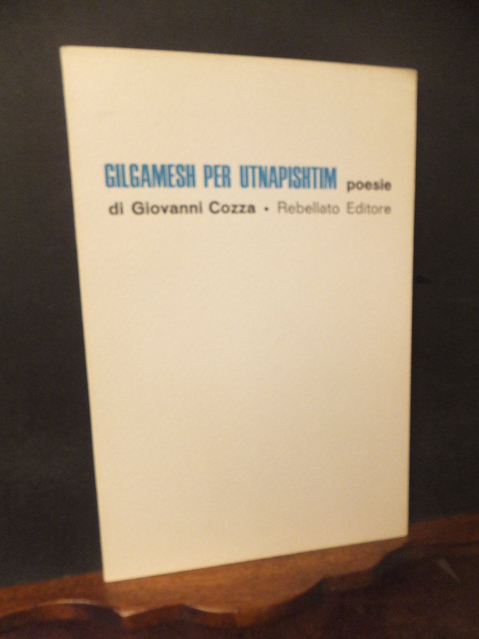 GILGAMESH PER UTNAPISHTIM POESIE