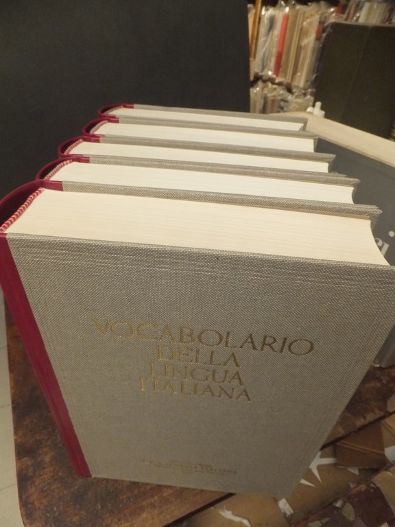 VOCABOLARIO DELLA LIGUA ITALIANA TRECCANI -5 VOLUMI