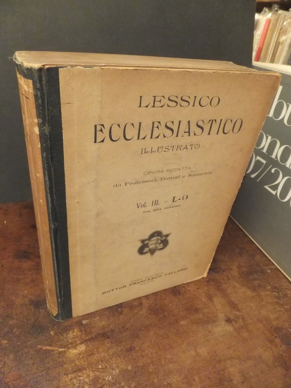 LESSICO ECCLESIASTICO ILLUSTRATO VOLUME III - L-O