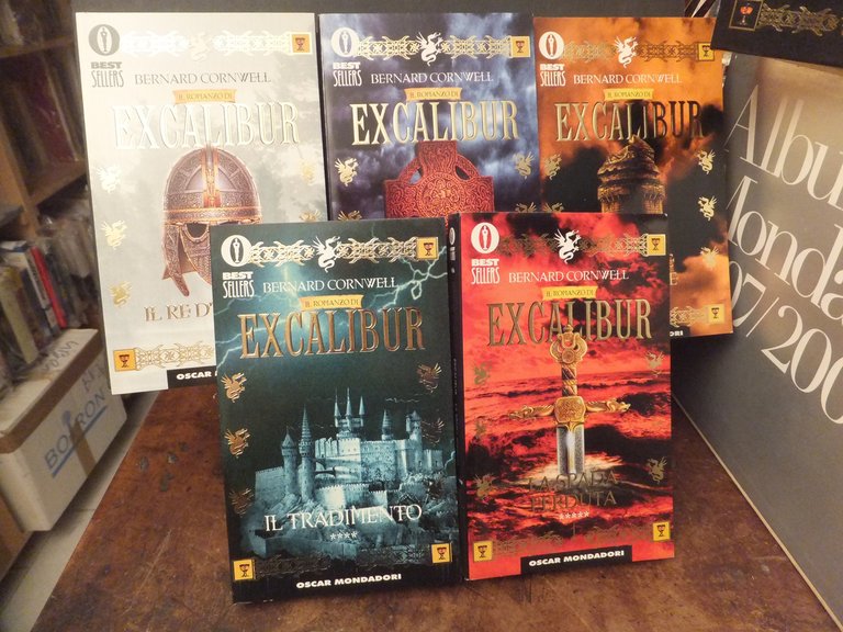 IL ROMANZO DI EXCALIBUR - 5 VOLUMI CON COFANETTO