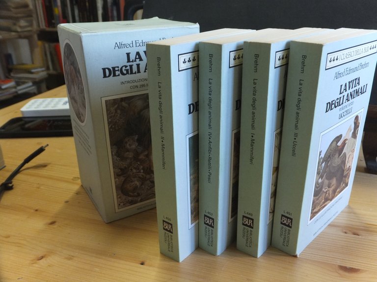 LA VITA DEGLI ANIMALI - 4 VOLUMI