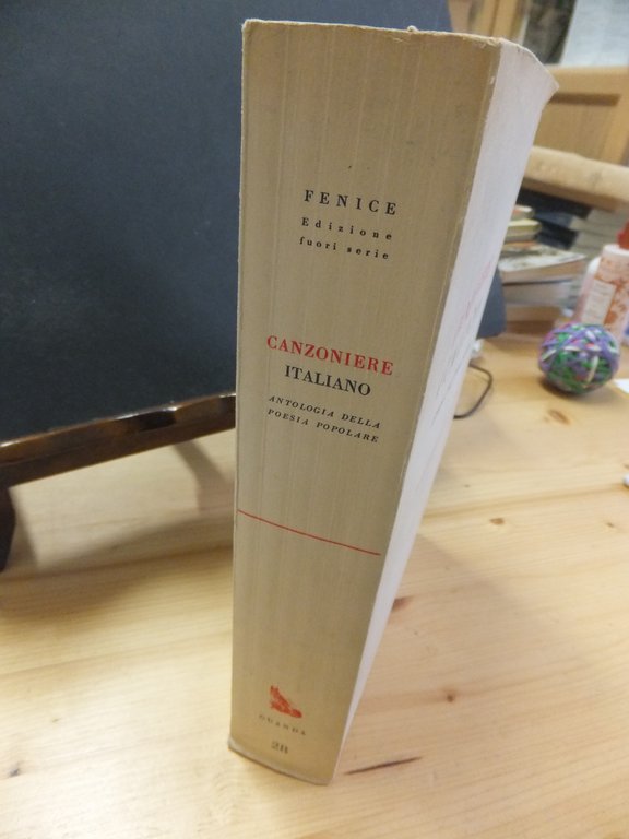CANZONIERE ITALIANO -ANTOLOGIA DELLA POESIA POPOLARE