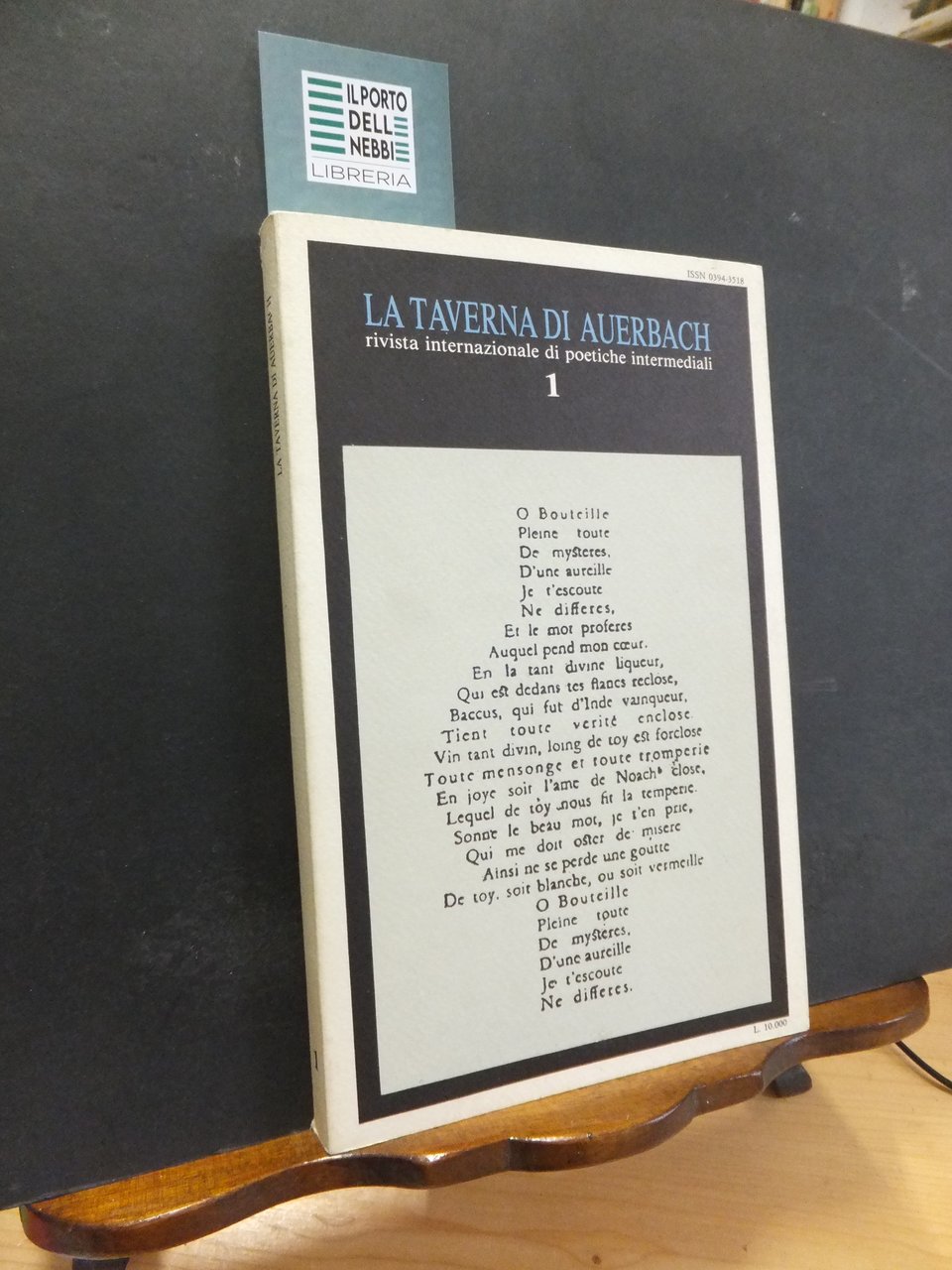 LA TAVERNA DI AUERBACH 1 - RIVISTA INTERNAZIONALE DI POETI …