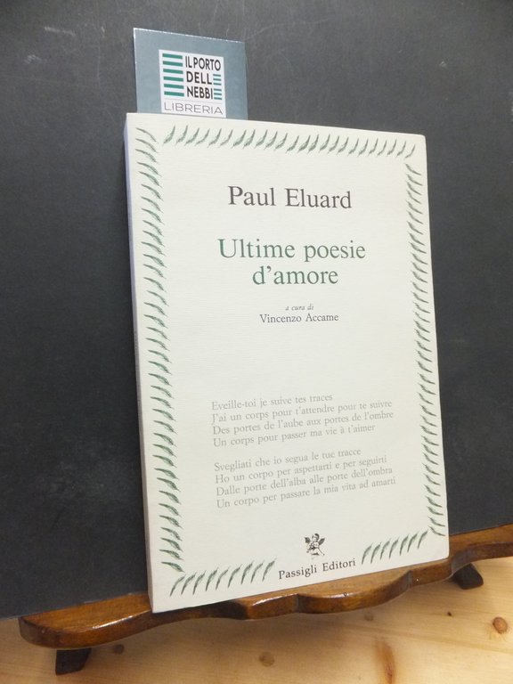 ULTIME POESIE D'AMORE