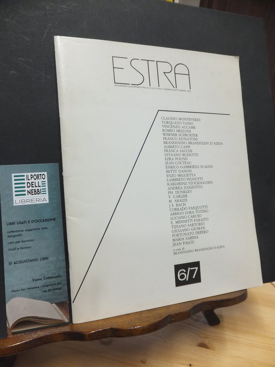 ESTRA QUADERNO QUADRIMESTRALE DI CULTURA 6/7 FEBBRAIO SETTEMBRE 1982