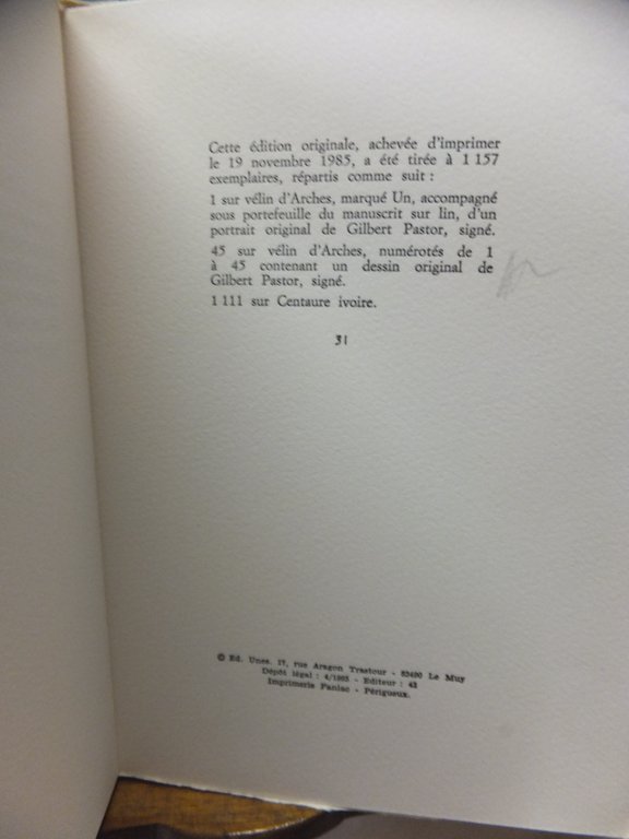 FABLES POUR NE PAS DESSIN DE GILBERT PASTOR EDITION UNES … | Immagine Gallery 3