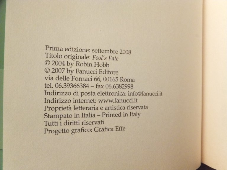 IL DESTINO DELL'ASSASSINO