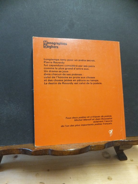 PIERRE REVERDY - POETES D 'AUJOURD' HUI SEGHERS 25