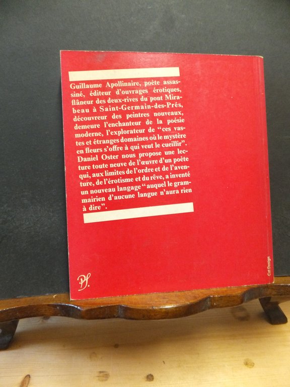 GUILLAUME APOLLINAIRE - POETES D 'AUJOURD' HUI SEGHERS 227
