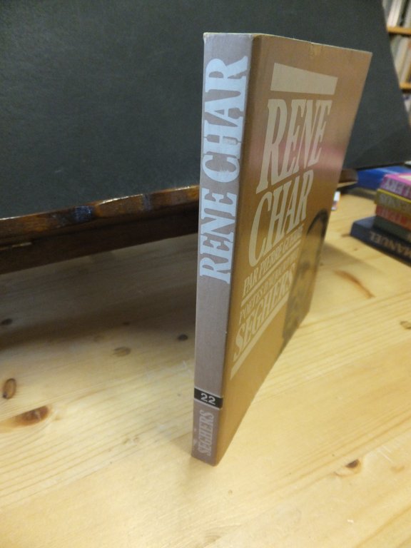 RENE CHAR- POETES D 'AUJOURD' HUI SEGHERS 22